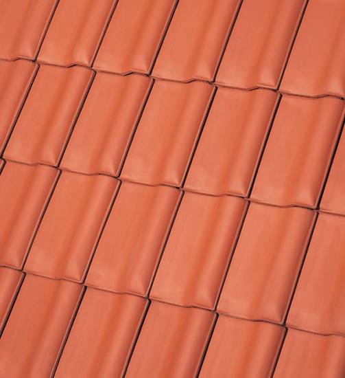 Рядовая черепица,FLAMING, Naturrot (Натуральный красный), Röben